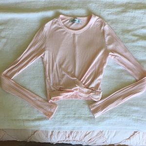 Hollister cropped long sleeve